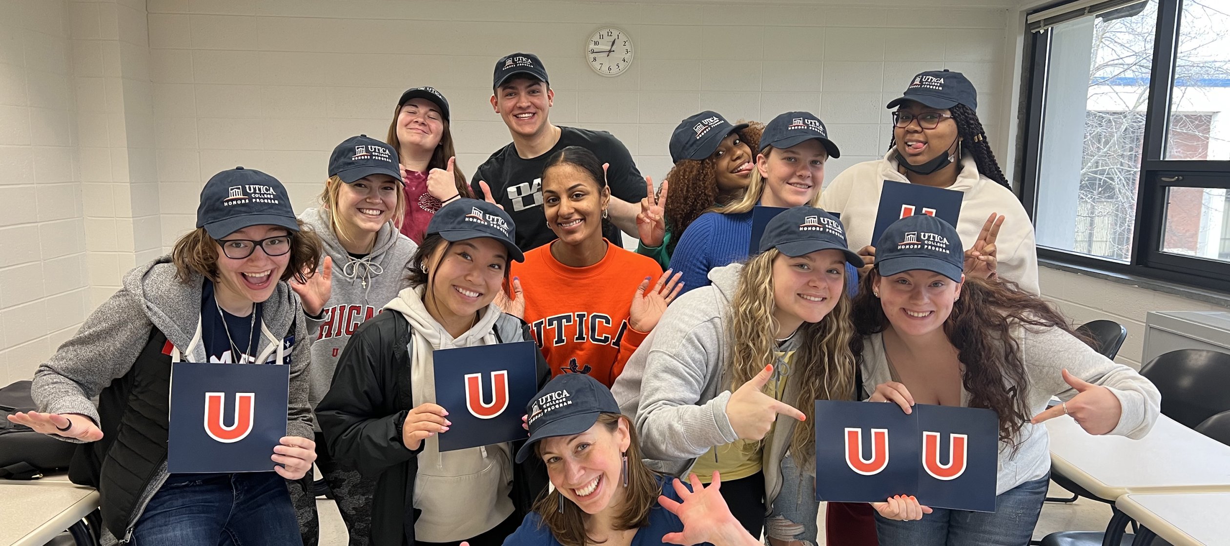 Group of Honors Program students